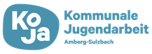 Dieses Bild zeigt das Logo der Kommunalen Jugendarbeit Amberg-Sulzbach.